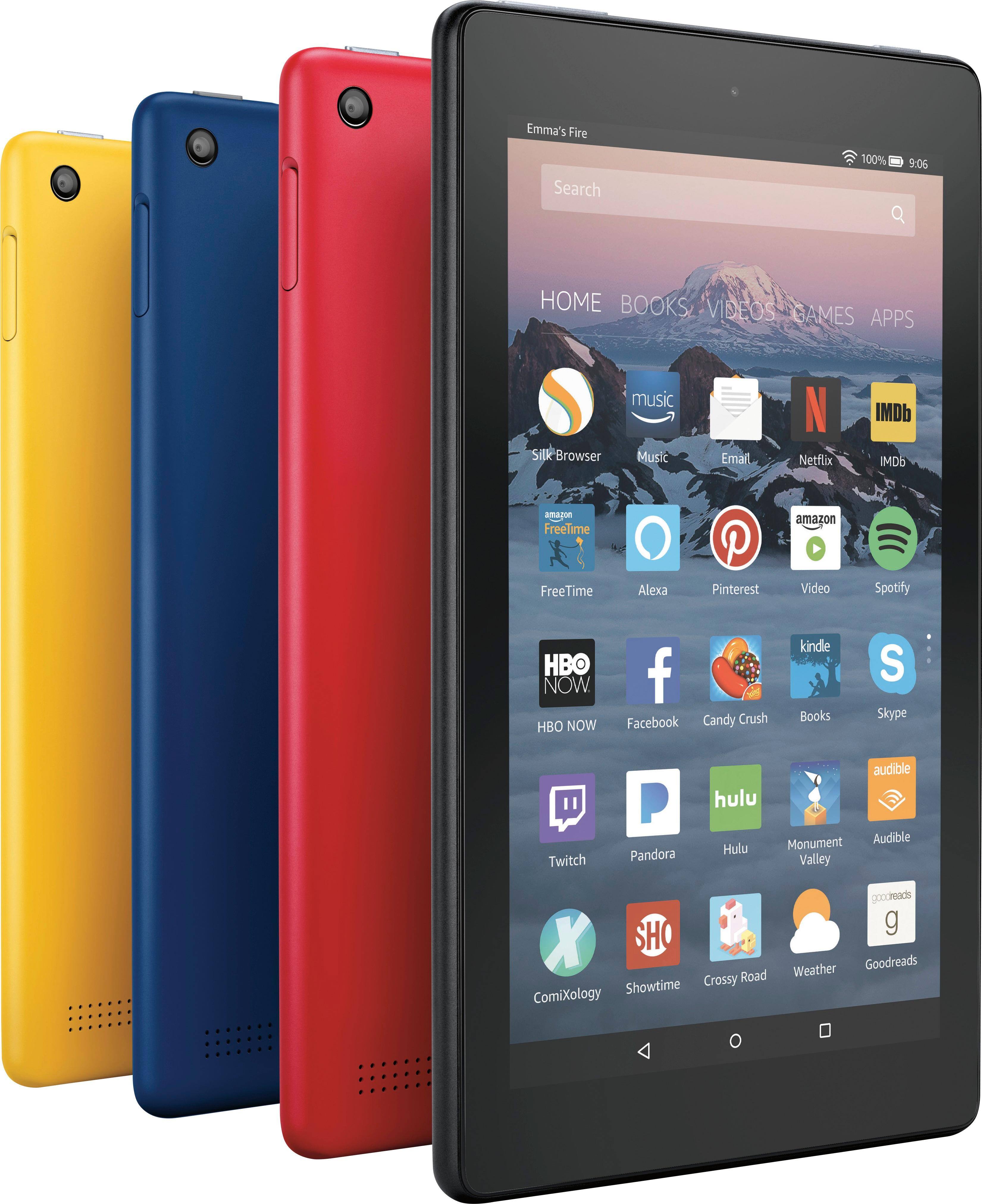 Alt View 13. Amazon - Fire - 7" - Tablet - 16GB 7th Generation, 2017 Release - Black.