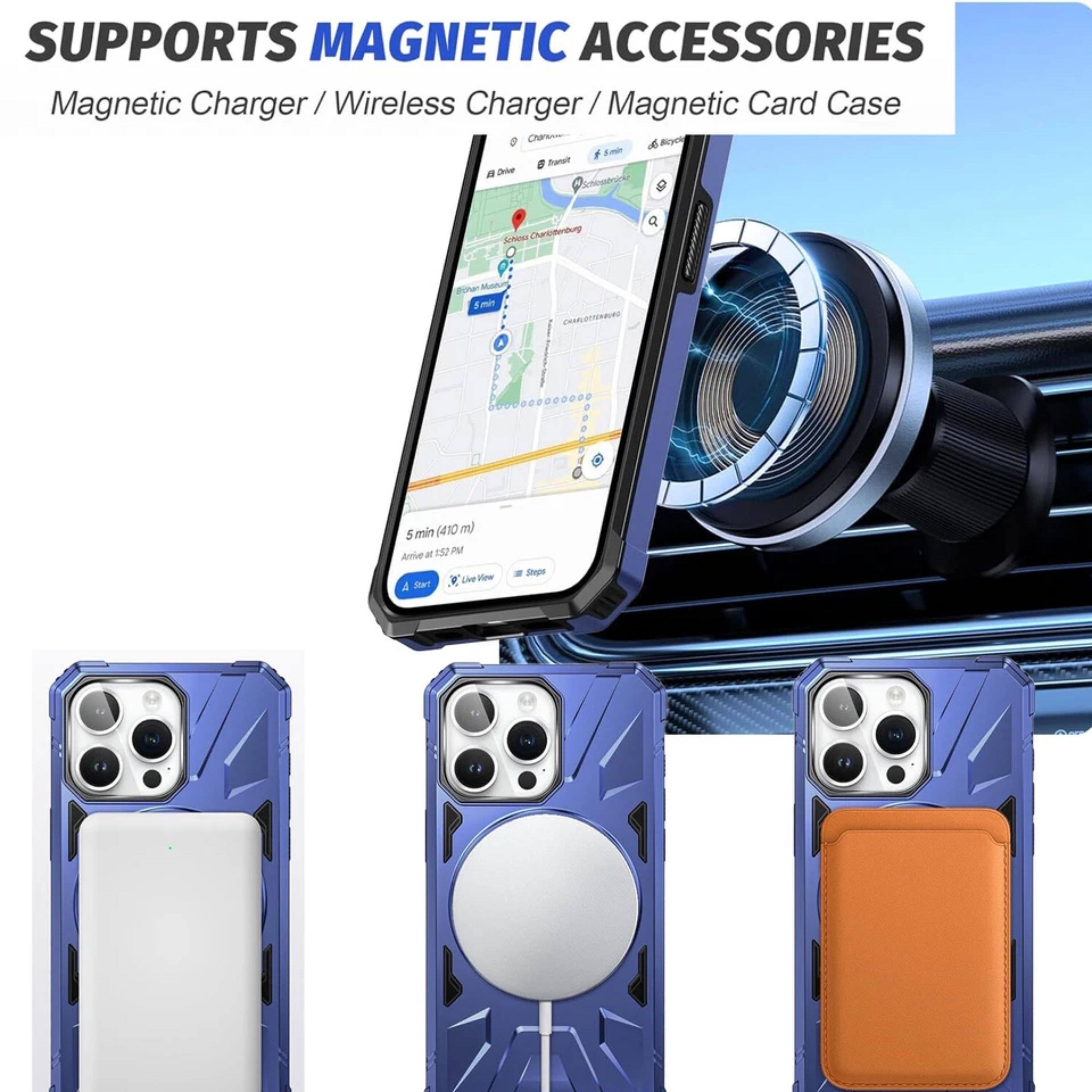 SUPPORTS MAGNETIC ACCESSORIES  
Magnetic Charger / Wireless Charger / Magnetic Card Case