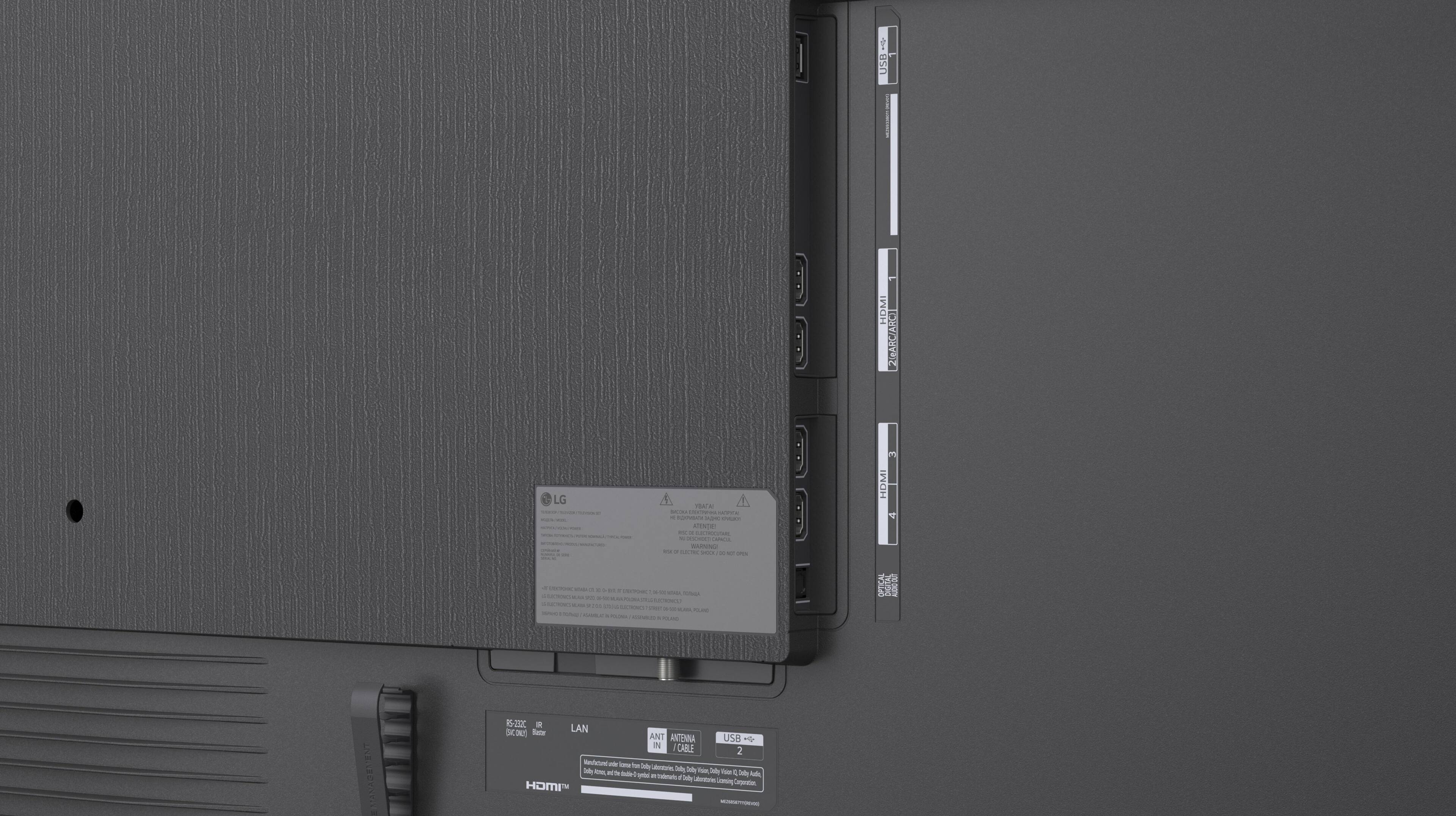 Sure, here is the corrected and grouped text:

**Back Panel:**

- HDMI
- HDMI
- LAN
- ANTENNA
- USB
- CABLE
- VCR
- RF
- IN
- OUT
- 2
- 1
- 2
- 1
- 2
- 1
- 2
- 1
- 2
- 1
- 2
- 1
- 2
- 1
- 2
- 1
- 2
- 1
- 2
- 1
- 2
- 1
- 2
- 1
- 2
- 1
- 2
- 1
- 2
- 1
- 2
- 1
- 2
- 1
- 2
- 1
- 2
- 1
- 2
- 1
- 2
- 1
- 2
- 1
- 2
- 1
- 2
- 1
- 2
- 1
- 2
- 1