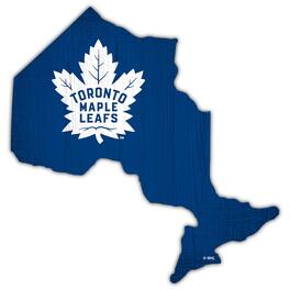Fan Creations - Toronto Maple Leafs 12" Logo State Sign - Multicolor