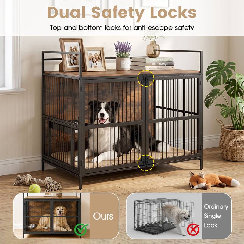 Dual Safety Locks  
Top and bottom locks for anti-escape safety  

Scand Home Danish Design  

Ours  

Ordinary Single Lock