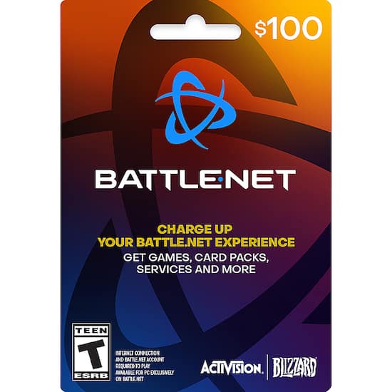 Buy Blizzard Gift Card USD/EUR, Battle.net TopUp