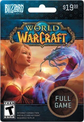 Blizzard - $19.99 World of Warcraft Full Game Card - Larger Front