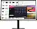 Front. LG - UltraFine 22" IPS LED 4K UHD Monitor - Black.