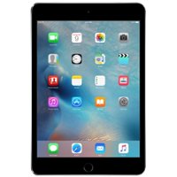Pre-Owned - Apple iPad Mini (4th Generation) (2015) - 64GB - Space gray - Front_Zoom