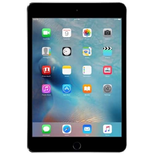Apple - Certified Refurbished iPad Mini (4th Generation) (2015) - 16GB - Space Gray - Front_Zoom