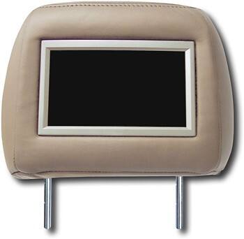 Front Standard. Epik - Headrest DVD System for 2003 Honda Accord - Ivory Leather.