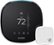 Front Zoom. ecobee - ecobee4 Wi-Fi Thermostat with Room Sensor and Built-In Alexa Voice Service - Black.