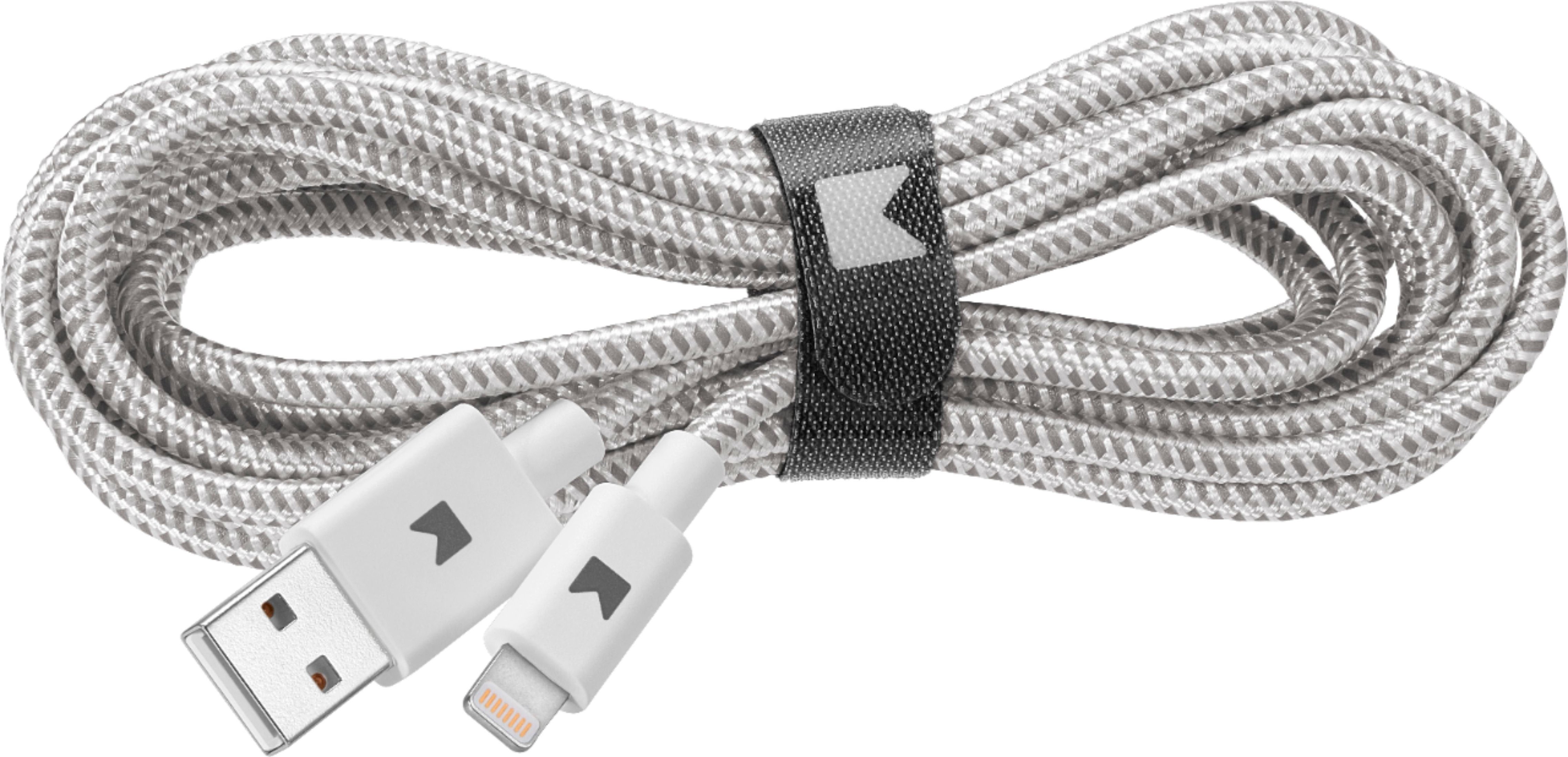 Modal™ Apple MFi Certified 10' Lightning USB Charging Cable White  MD-MA5WG10 - Best Buy