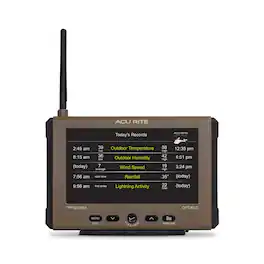 AcuRite - Optimus WiFi Weather Station with HD Digital Display, Solar Powered Sensor & Mobile App for Remote Monitoring - Gray