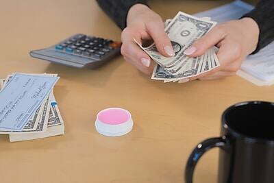 Alt View 3. Lee - Sortkwik 1.75 oz. Fingertip Moistener, Pink, 2/Pack - Pink.