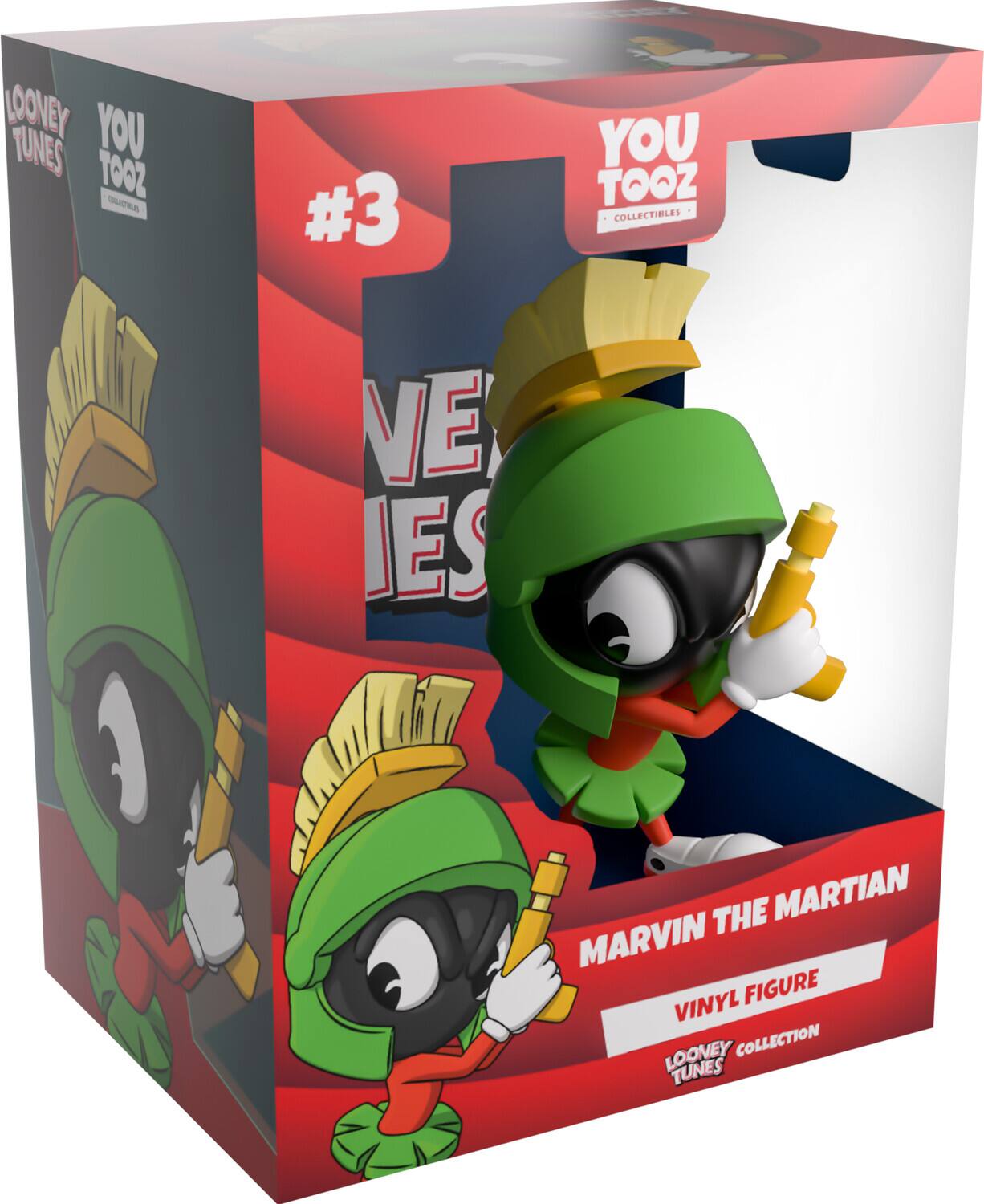 LOONEY TUNES TOOZ COLLECTIBLES  
#3  
YOU TOOZ COLLECTIBLES  
MARVIN THE MARTIAN VINYL FIGURE  
LOONEY TUNES COLLECTION