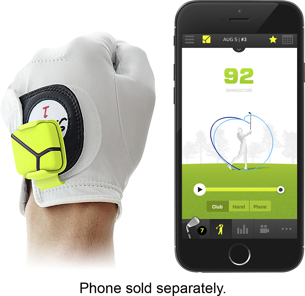 cm Zepp Mens Unisex Adult Bluetooth 3D iPhone/iPad/Android Tennis Swing Analyser-Green 