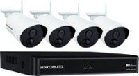 Front Zoom. Night Owl - 4-Channel, 4-Camera Indoor/Outdoor Wireless 1080p NVR Surveillance System.