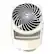 Alt View 13. Vornado - Flippi V10 Oscillating Compact Air Circulator Fan - Vintage White.