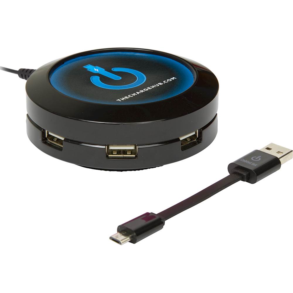 ChargeHub - X7 7-Port USB SuperCharger - Black