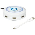 Front Zoom. ChargeHub - X7 7-Port USB SuperCharger - White.