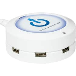 ChargeHub - X5 5-Port USB SuperCharger - White - Front_Zoom