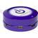 Front. ChargeHub - X5 USB Charger - Purple.