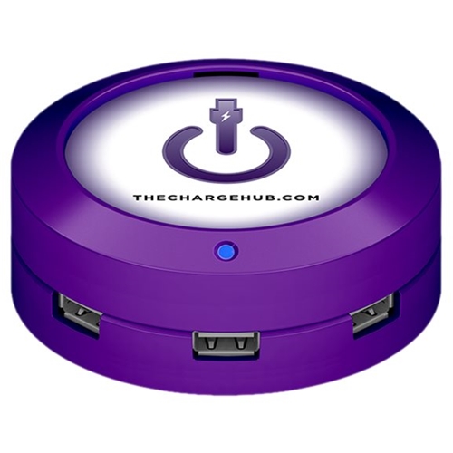 Limitless Innovations - ChargeHub X3 3-Port USB SuperCharger - Purple