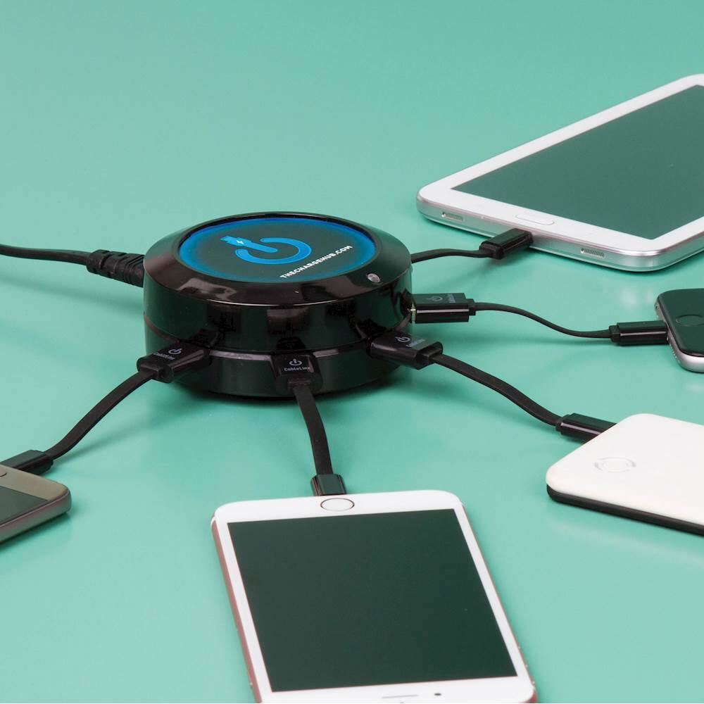 Alt View 13. ChargeHub - X5 5-Port USB SuperCharger - Black.