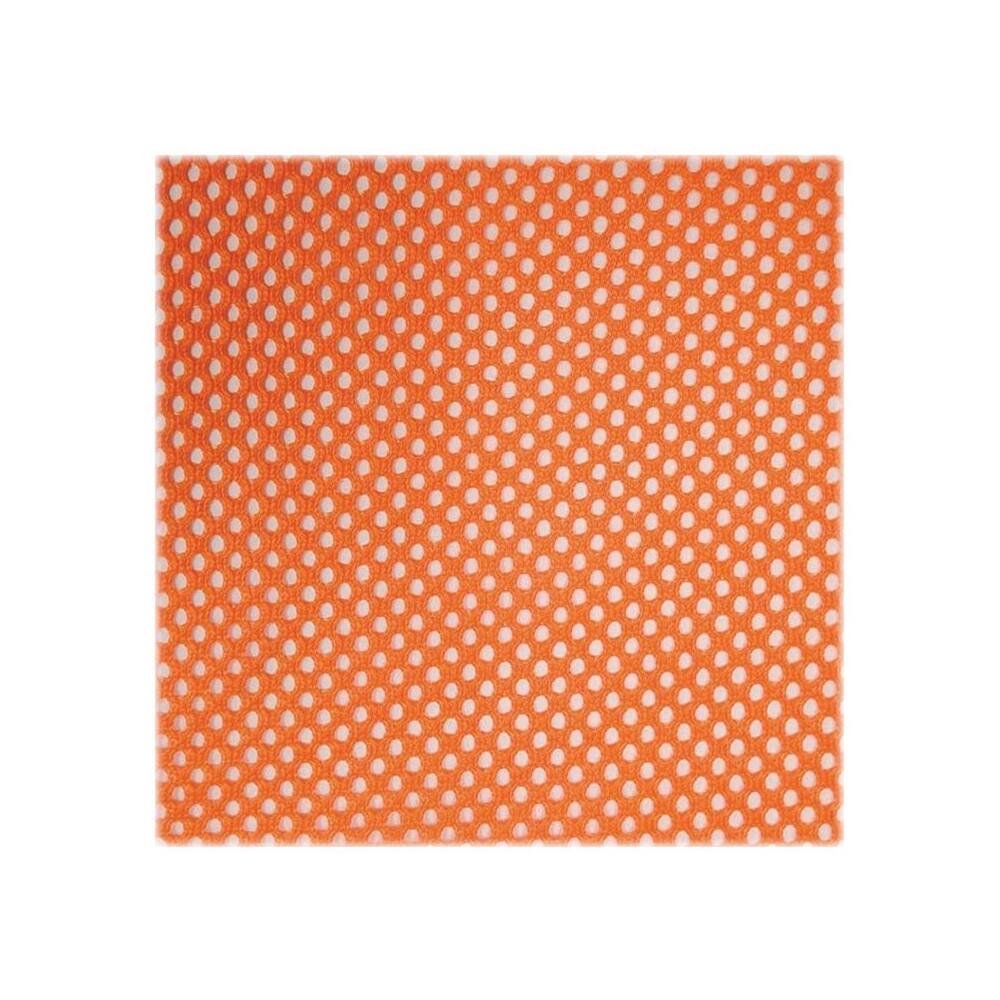 Alt View 11. CorLiving - Workspace 5-Pointed Star Fabric and Mesh Office Chair - Black/orange/chrome.