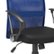 Alt View Zoom 14. CorLiving - Workspace 5-Pointed Star Fabric and Mesh Office Chair - Black/Blue/Chrome.