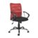 Alt View Zoom 13. CorLiving - Workspace 5-Pointed Star Fabric and Mesh Office Chair - Black/red/chrome.