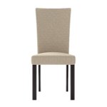 Front Zoom. CorLiving - Bistro Home Fabric Chairs (Set of 2) - Woven cream.