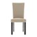 Front Zoom. CorLiving - Bistro Home Fabric Chairs (Set of 2) - Woven cream.