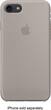 Apple - iPhone® 7 Silicone Case - Pebble - Larger Front