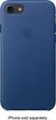 Apple - iPhone® 7 Leather Case - Sapphire - Larger Front