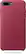 Front. Apple - iPhone® 7 Plus Leather Case - Berry.