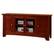 Front. Walker Edison - TV Cabinet for Most Flat-Panel TVs Up to 55" - Walnut Brown.