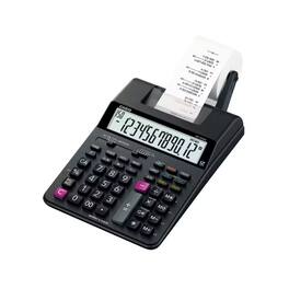 Casio - Printing Calculator 12-Digit Desktop Adding Machine - HR-100RC-BK - Black