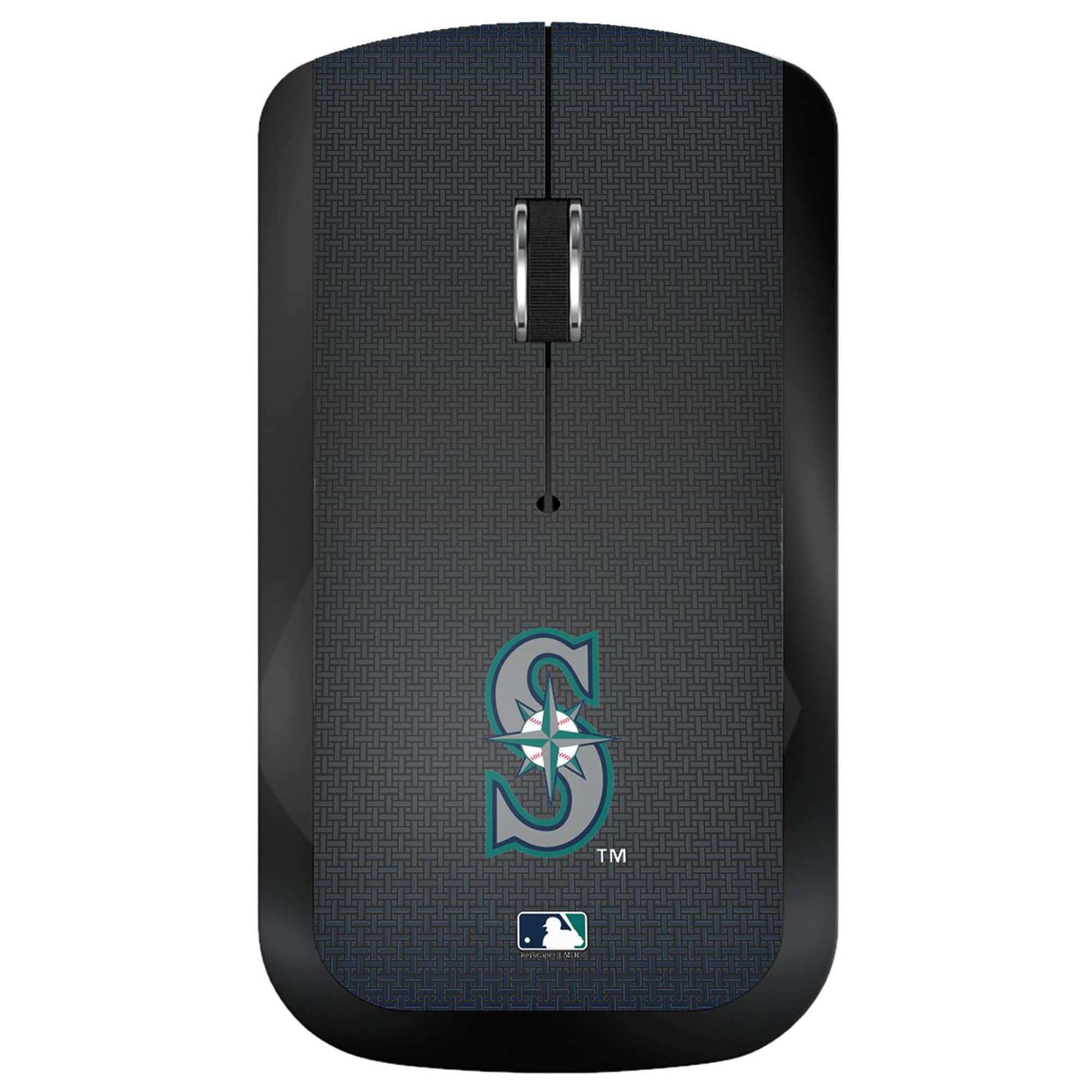 Front. Keyscaper - Seattle Mariners Wireless USB Computer Mouse - Black.