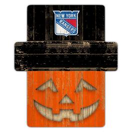 Fan Creations - New York Rangers 12" x 12" Jack-O-Lantern Display - Orange