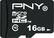 Front Standard. PNY - 16GB microSDHC Class 10 Memory Card.