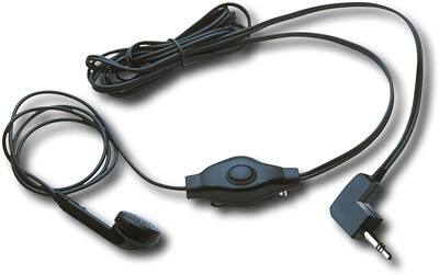 Front Standard. Cobra - Earbud/Microphone for Cobra 2-Way Radios.