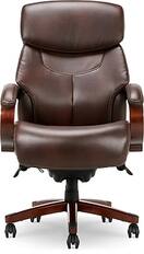 Front. La-Z-Boy - La-Z-Boy Bradley Bonded Leather Executive Chair, Roasted Chestnut (44762) - Roast Chestnut.
