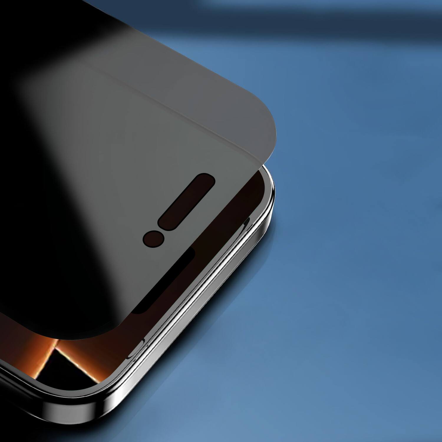 Alt View 1. SaharaCase - Easy Apply Tempered Glass Screen Protector for iPhone 16 Pro- Privacy - Privacy.