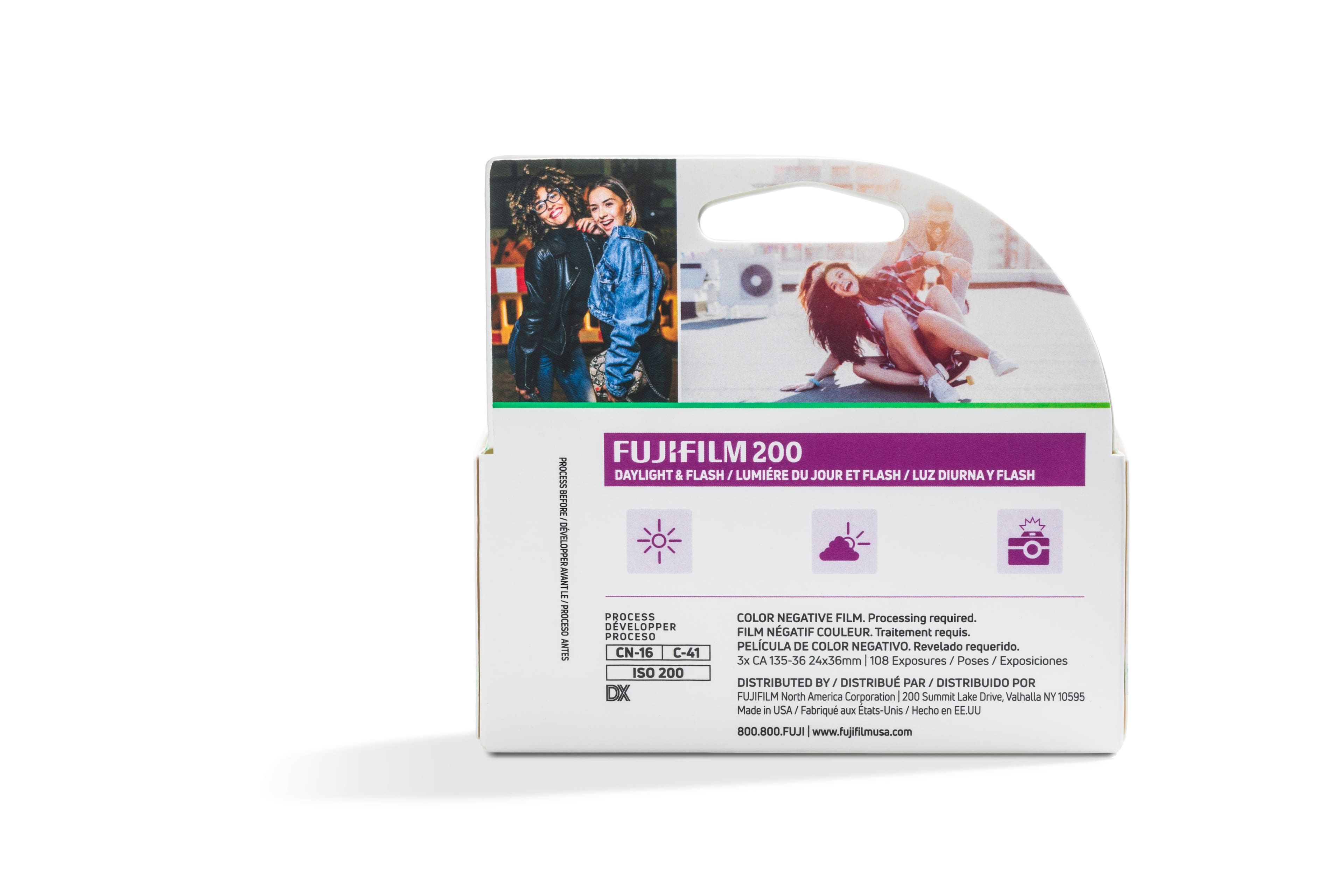Fujifilm 135 Fujicolor 200 Color Negative Consumer Film 35mm