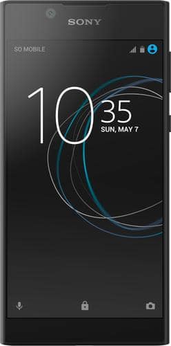 Sony - XPERIA L1 4G LTE with 16GB Memory Cell Phone (Unlocked) - Black - Larger Front
