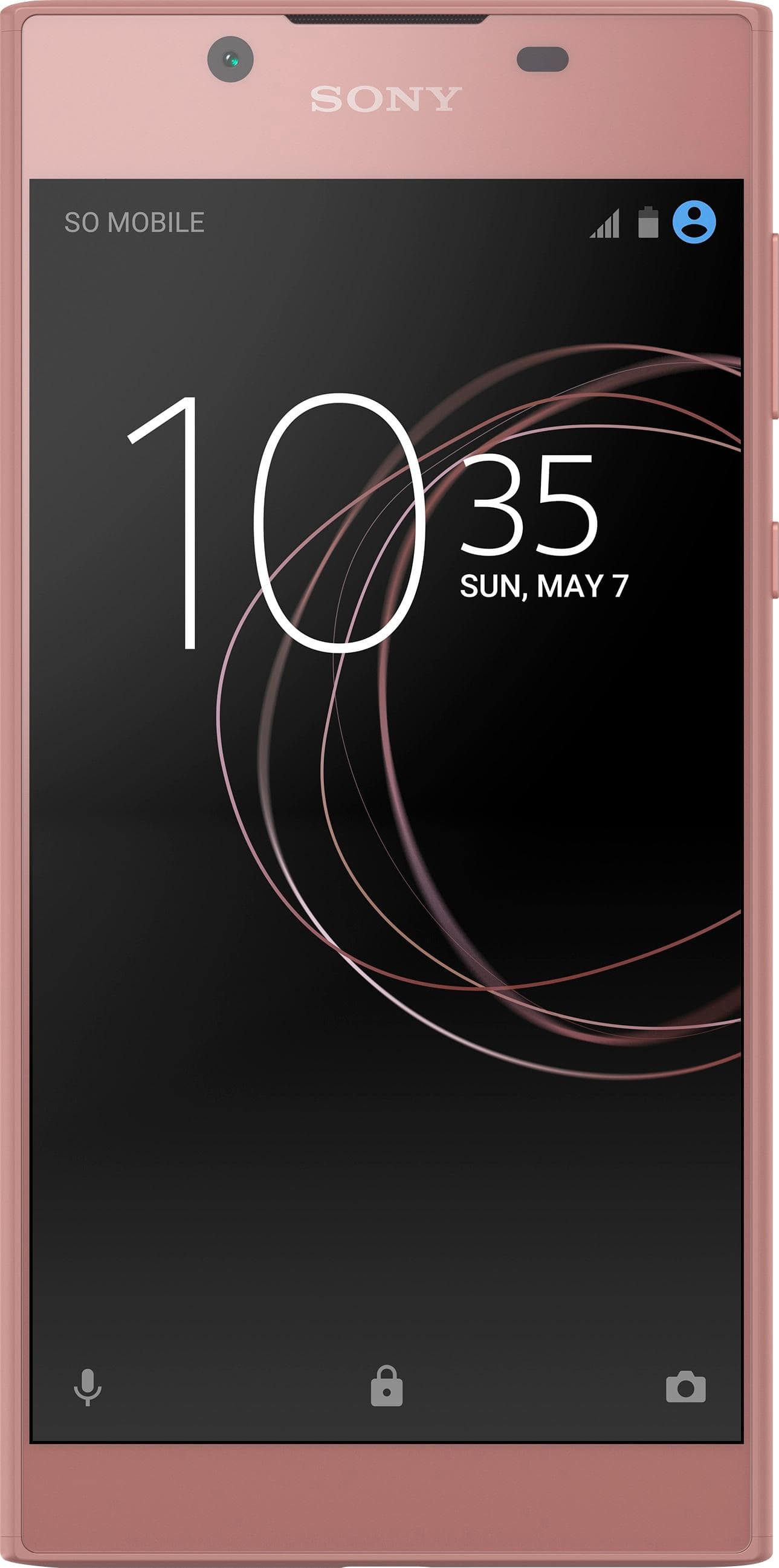 Sony - XPERIA L1 4G LTE with 16GB Memory Cell Phone (Unlocked) - Pink - Larger Front