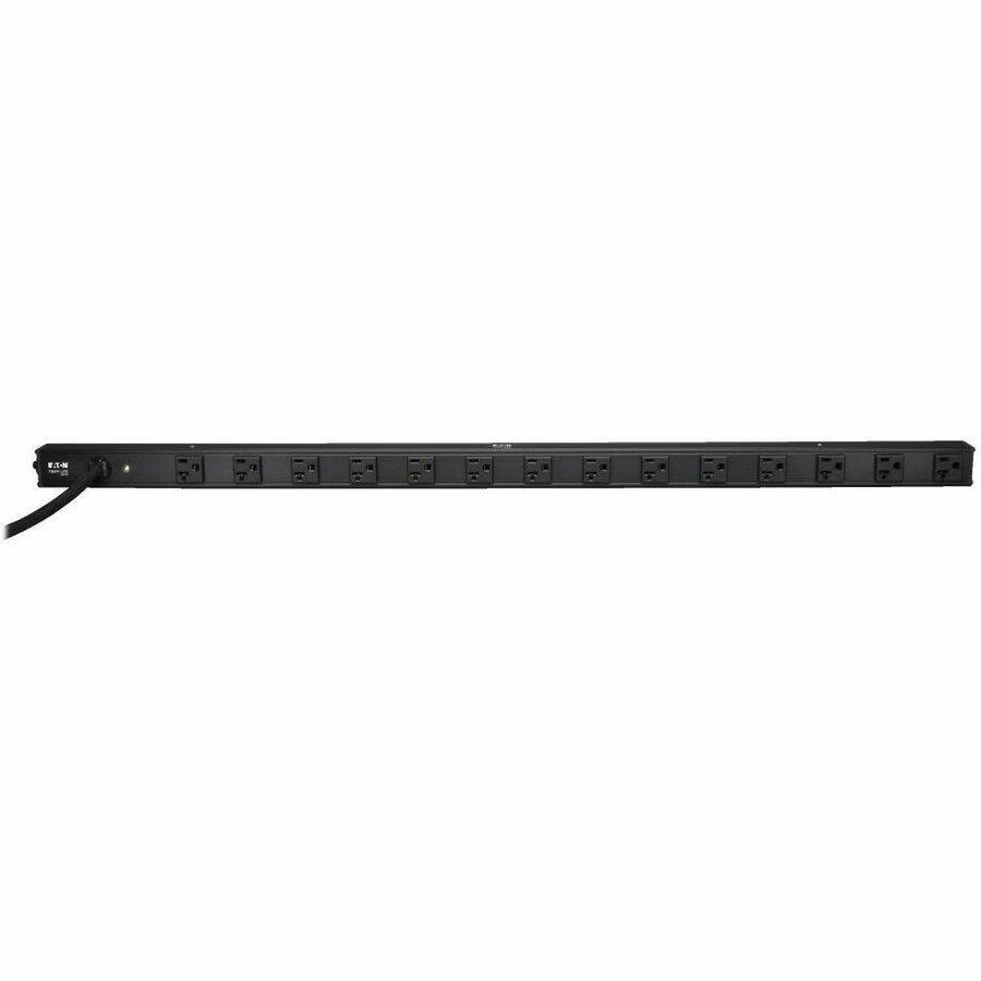 Alt View 3. Tripp Lite - Eaton Tripp Lite Series 1.9kW Single-Phase 120V Basic PDU, 14 NEMA 5-15/20R Outlets, NEMA L5-20P Input with 5-20P - Unknown.