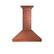 Front. ZLINE - Professional 48" Externally Vented Range Hood - Copper.