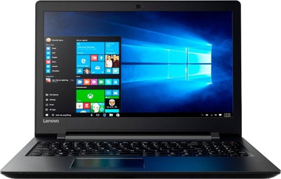 Lenovo - 15.6" Laptop - AMD A6-Series - 4GB Memory - 500GB Hard Drive - Black - Front_Zoom