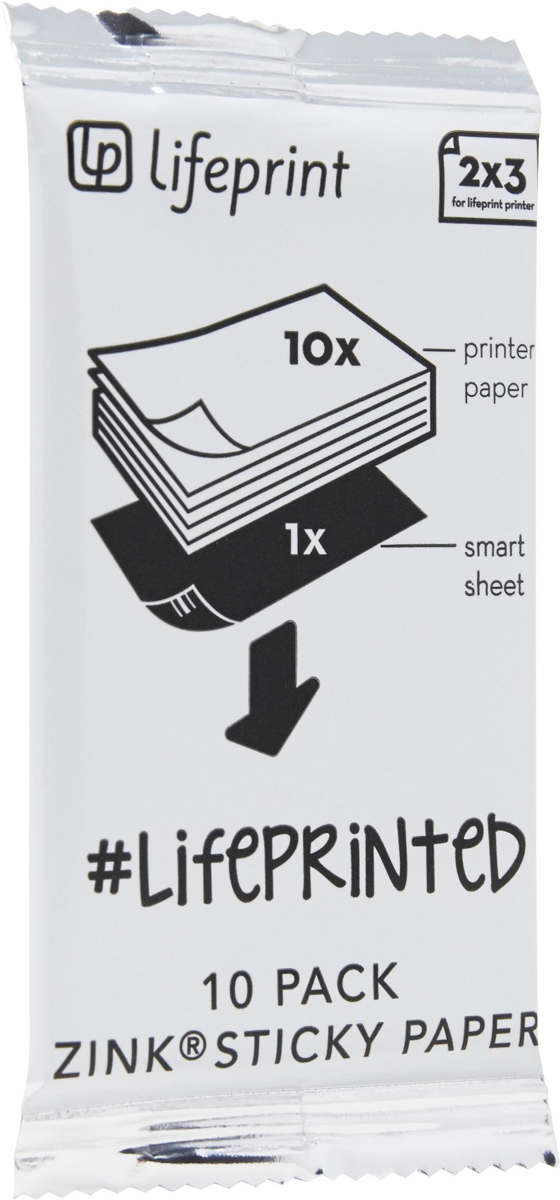 Lifeprint Photo Paper 2x3 - Sticky Back 50 Pack