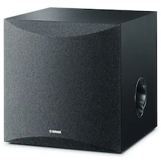 Front. Yamaha - 8-Inch 100-Watt-Max Powered Subwoofer - Black.