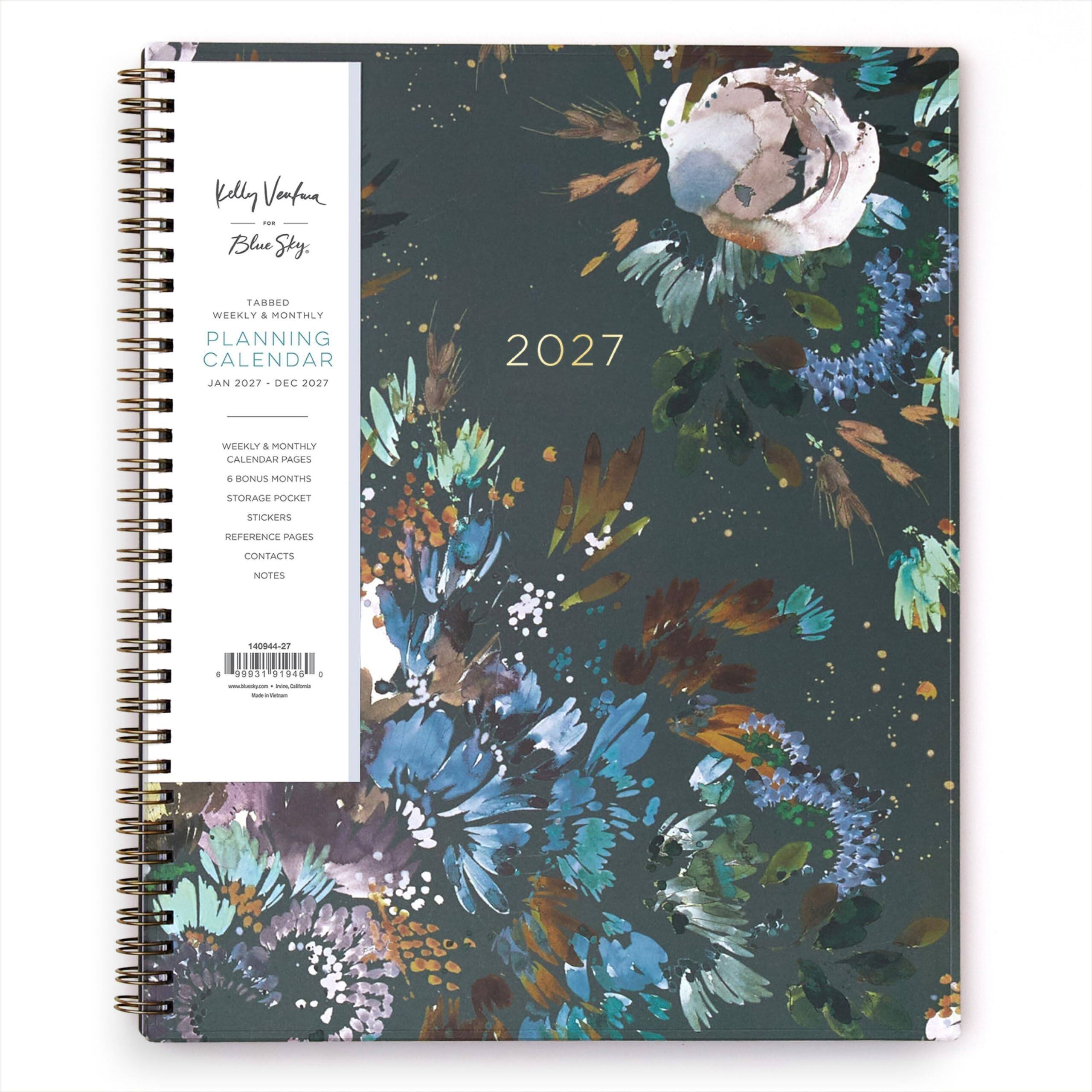 Blue Sky 2027 Weekly & Monthly Planner Calendar, 8.5